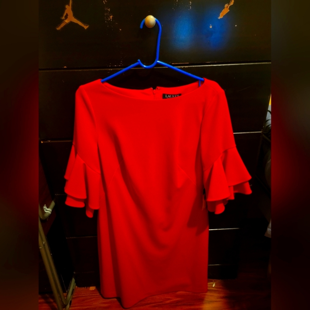 Lauren Ralph Red Dress